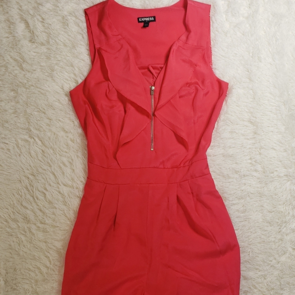 Express Pink Short Romper, Size 0